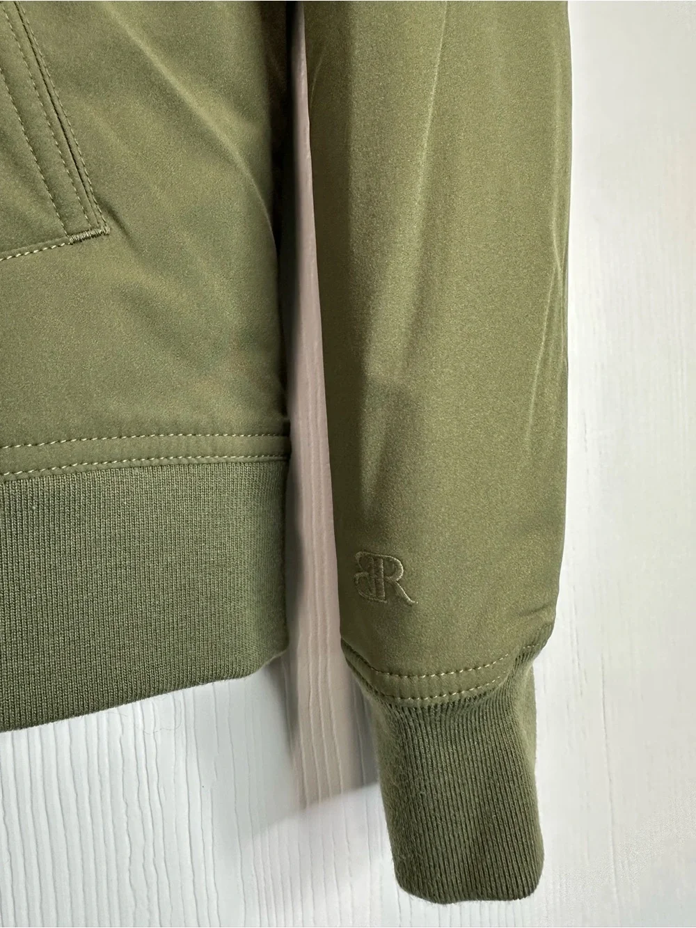 Banana Republic Olive Green Bomber Jacket